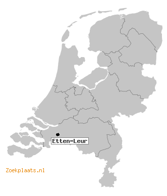 Kaart Etten-Leur