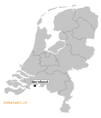 Kaart Wernhout