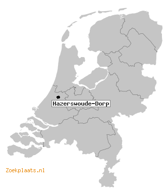 Kaart Hazerswoude-Dorp