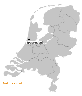 Kaart Spaarndam