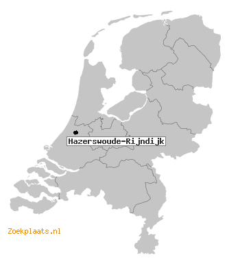 Kaart Hazerswoude-Rijndijk