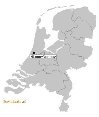 Kaart Nieuw-Vennep