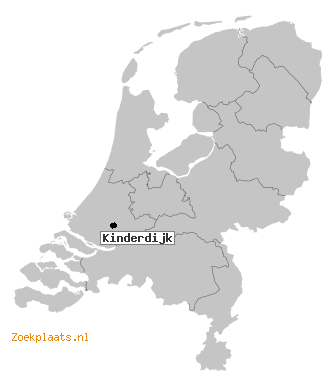 Kaart Kinderdijk