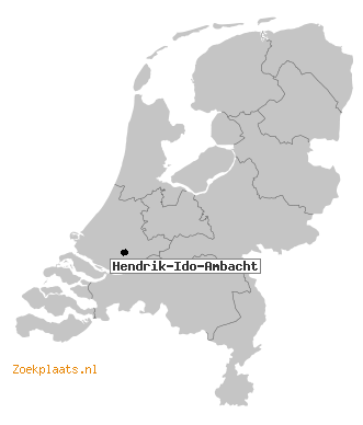 Kaart Hendrik-Ido-Ambacht