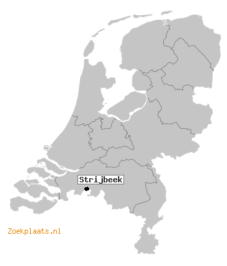 Kaart Strijbeek