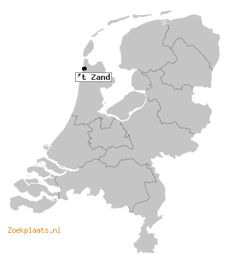 Kaart 't Zand