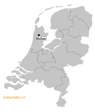 Kaart Obdam