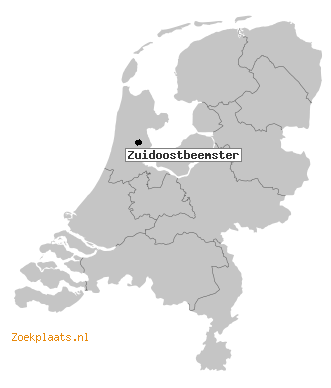 Kaart Zuidoostbeemster