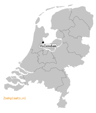 Kaart Volendam