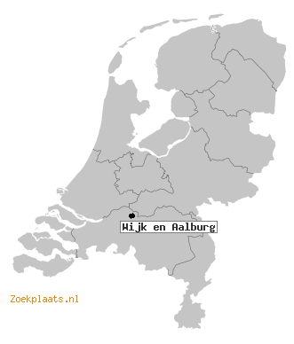 Kaart Wijk en Aalburg