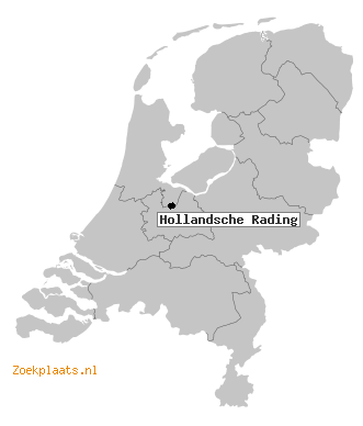 Kaart Hollandsche Rading