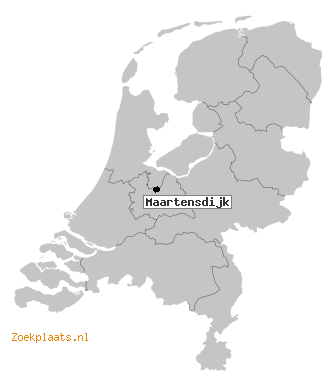 Kaart Maartensdijk