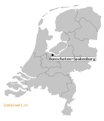 Kaart Bunschoten-Spakenburg
