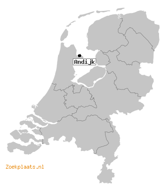 Kaart Andijk