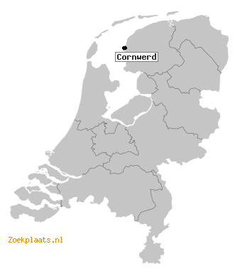 Kaart Cornwerd