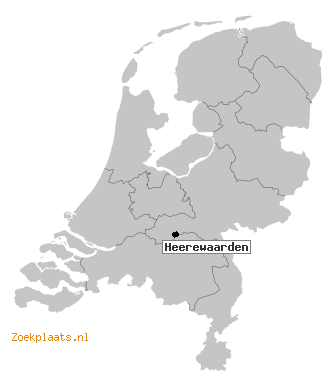 Kaart Heerewaarden