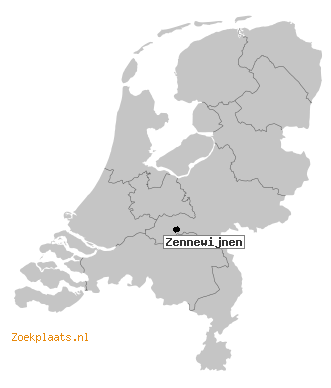 Kaart Zennewijnen