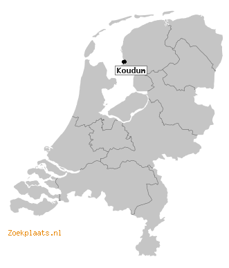 Kaart Koudum