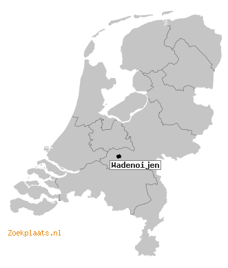 Kaart Wadenoijen
