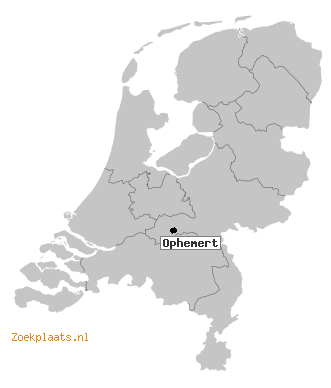 Kaart Ophemert