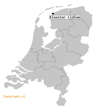 Kaart Klooster Lidlum