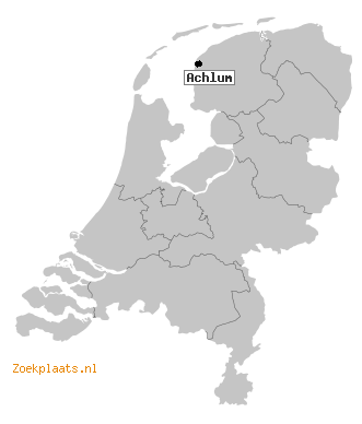 Kaart Achlum