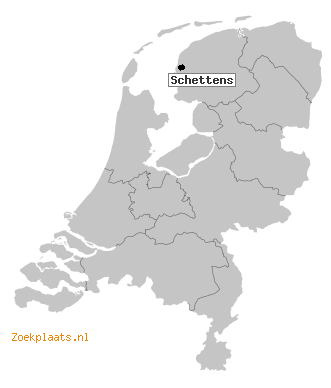 Kaart Schettens