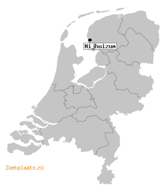 Kaart Nijhuizum