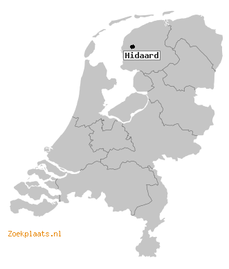 Kaart Hidaard