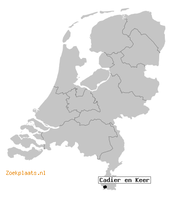 Kaart Cadier en Keer