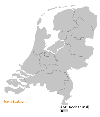Kaart Sint Geertruid