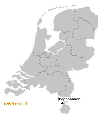 Kaart Papenhoven