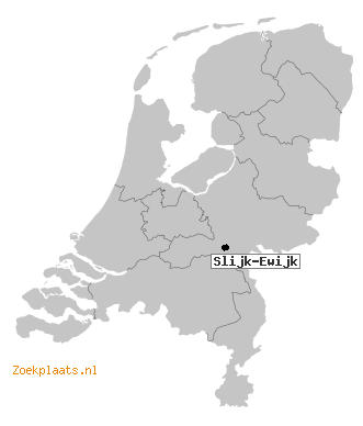 Kaart Slijk-Ewijk