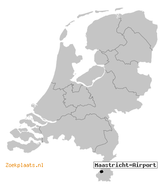 Kaart Maastricht-Airport