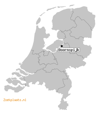Kaart Doornspijk