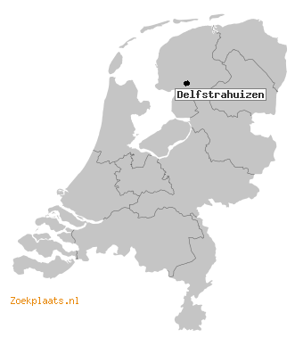 Kaart Delfstrahuizen