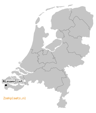 Kaart Nieuwvliet