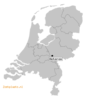 Kaart Heteren