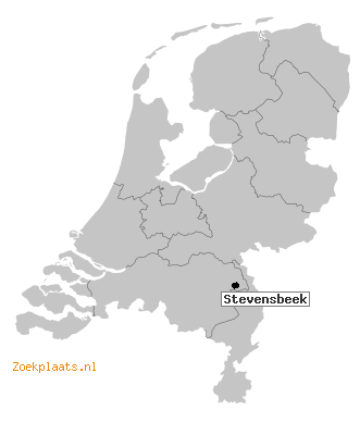 Kaart Stevensbeek