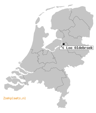 Kaart 't Loo Oldebroek