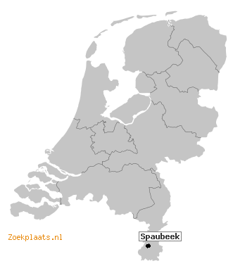 Kaart Spaubeek