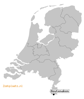 Kaart Beutenaken
