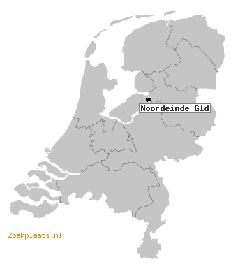 Kaart Noordeinde Gld