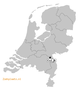 Kaart Cuijk