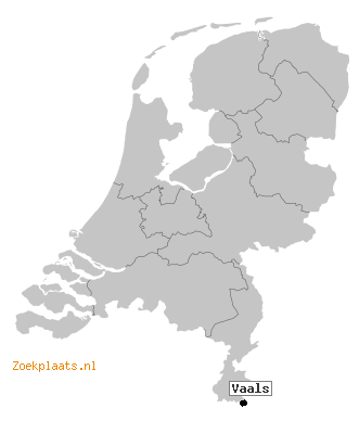 Kaart Vaals