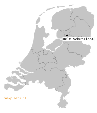 Kaart Belt-Schutsloot