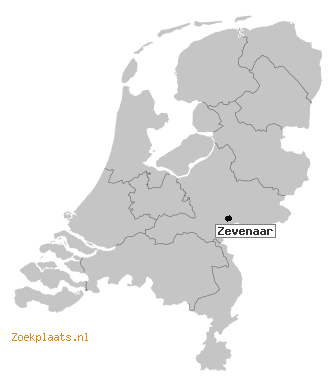 Kaart Zevenaar