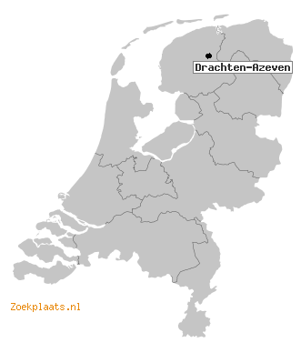 Kaart Drachten-Azeven