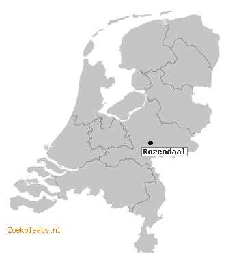 Kaart Rozendaal