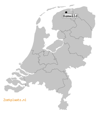 Kaart Damwâld